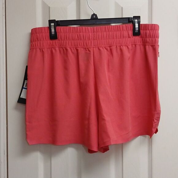 Fila Women's Pink W/RED HINT Training Shorts Dexterity Woven Short Size XL NWT - Picture 7 of 10